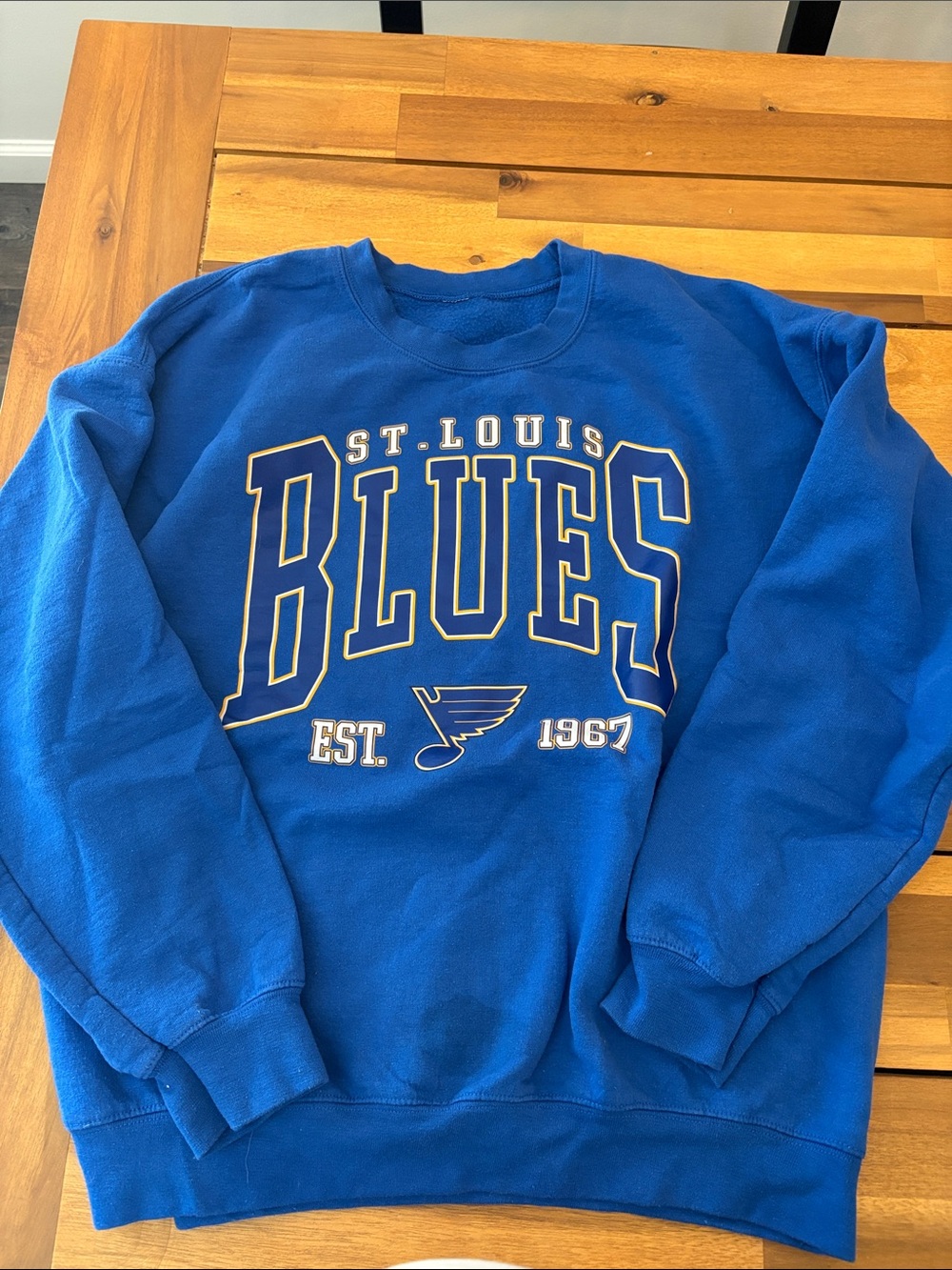 Women’s St. Louis Blues Crewneck Sweatshirt - Royal Blue